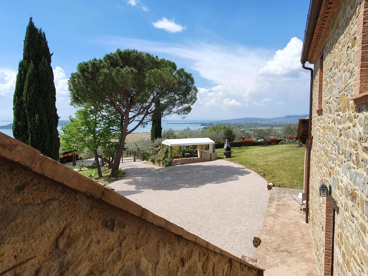 Antico Casale Tiravento Lejlighedshotel Passignano sul Trasimeno Eksteriør billede